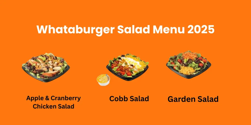 Whataburger Salad Menu 2025