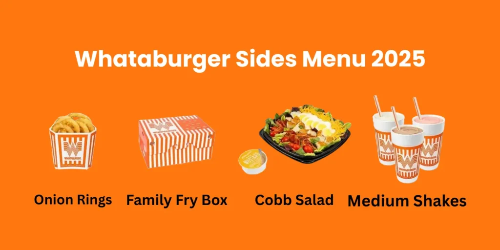 Whataburger Sides Menu 2025